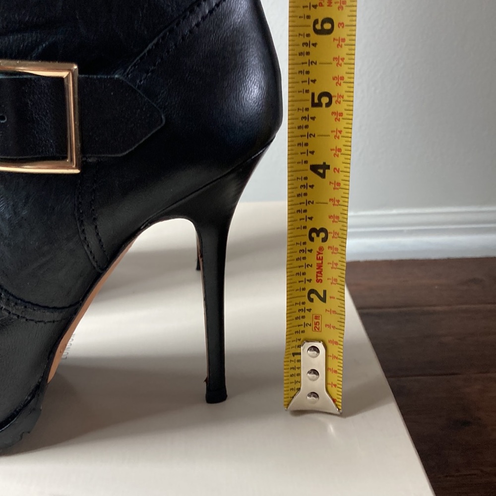 Jimmy Choo biker leather unlined heeled boots - Picture 15 of 15